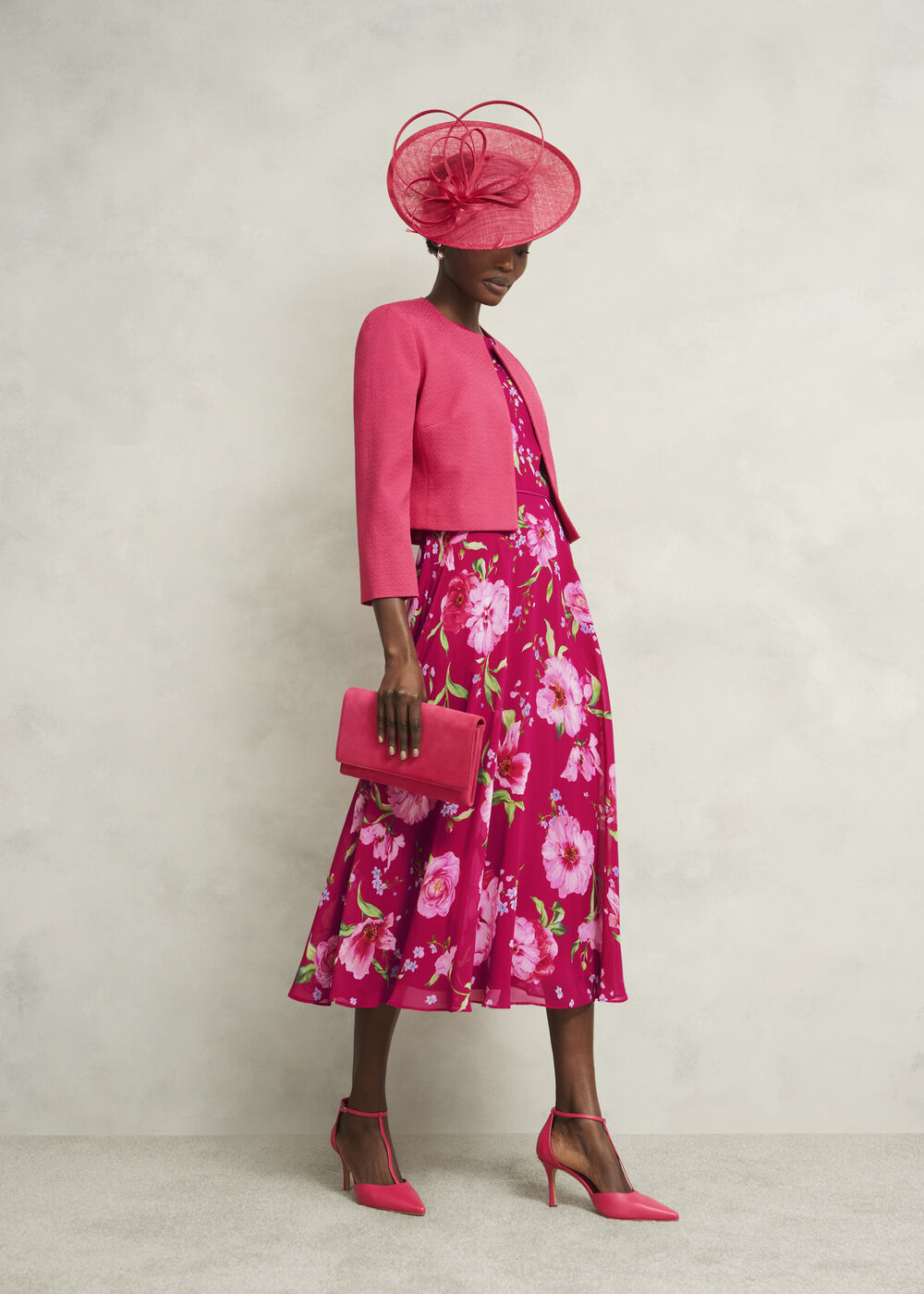 Carly Dress, Pink Multi, hi-res