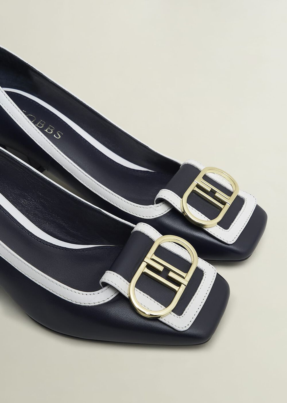 Lexia Pumps, Navy Ivory, hi-res