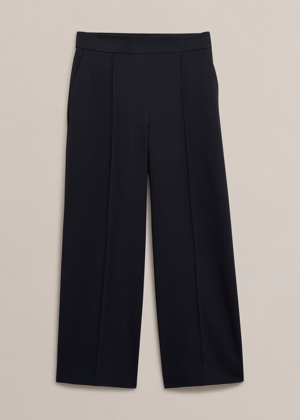 Eva Crop Trousers, Navy, hi-res