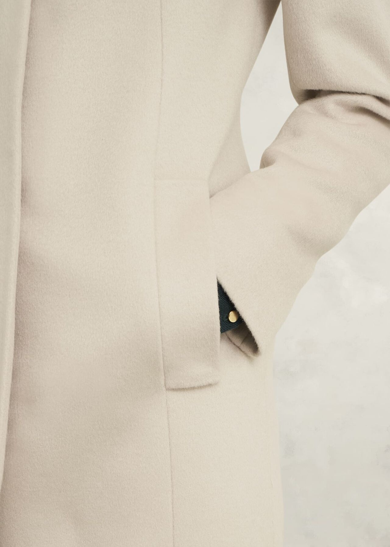 Marissa Wool Coat, Buff Grey, hi-res