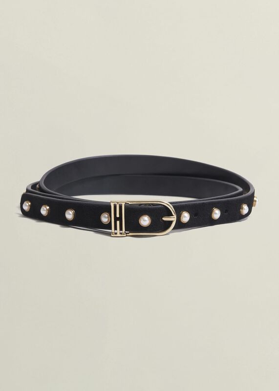 Frederica Pearl Embelished Belt