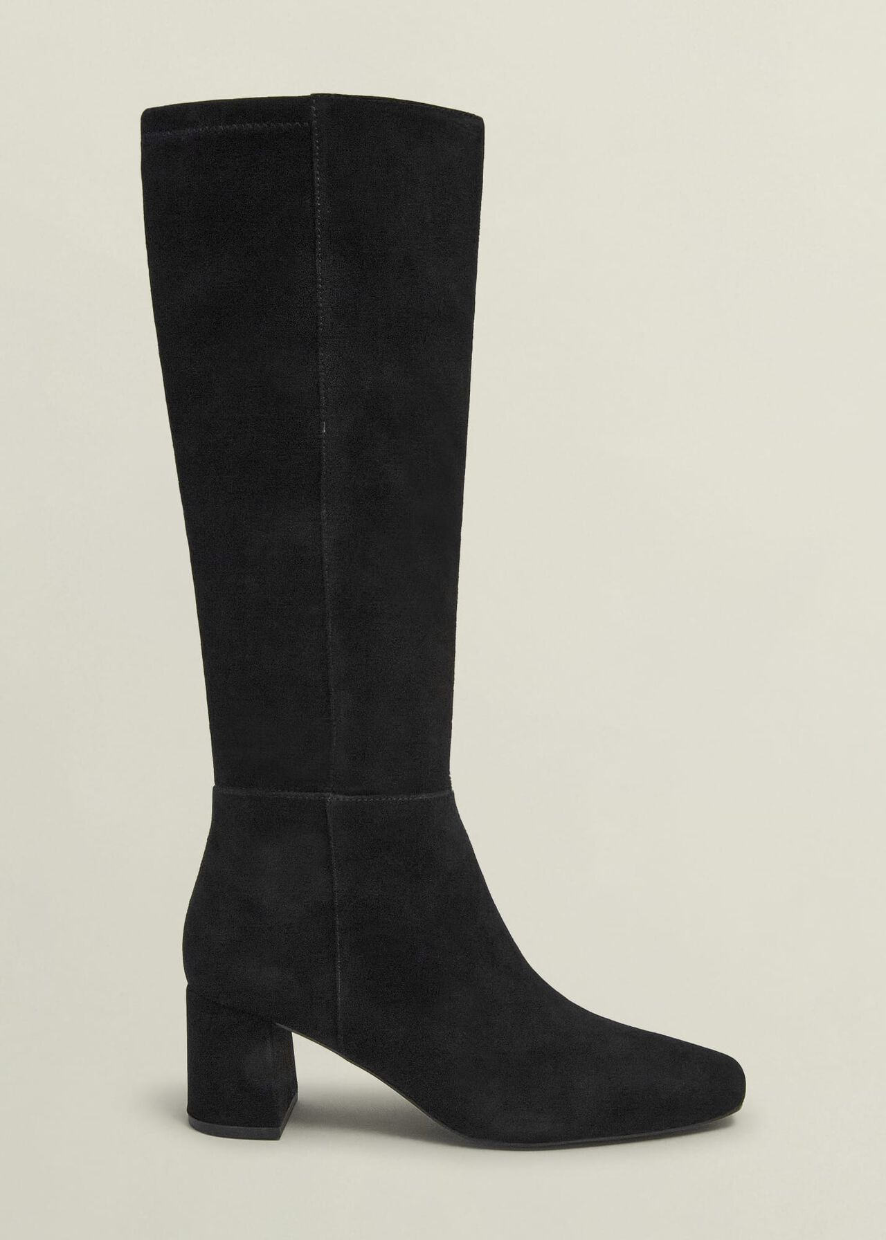 Betsy Knee Boots, Black, hi-res