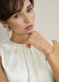 Florentina Earrings, Gold, hi-res