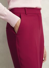 Petite Suki Tapered Pants, Hot Magenta, hi-res