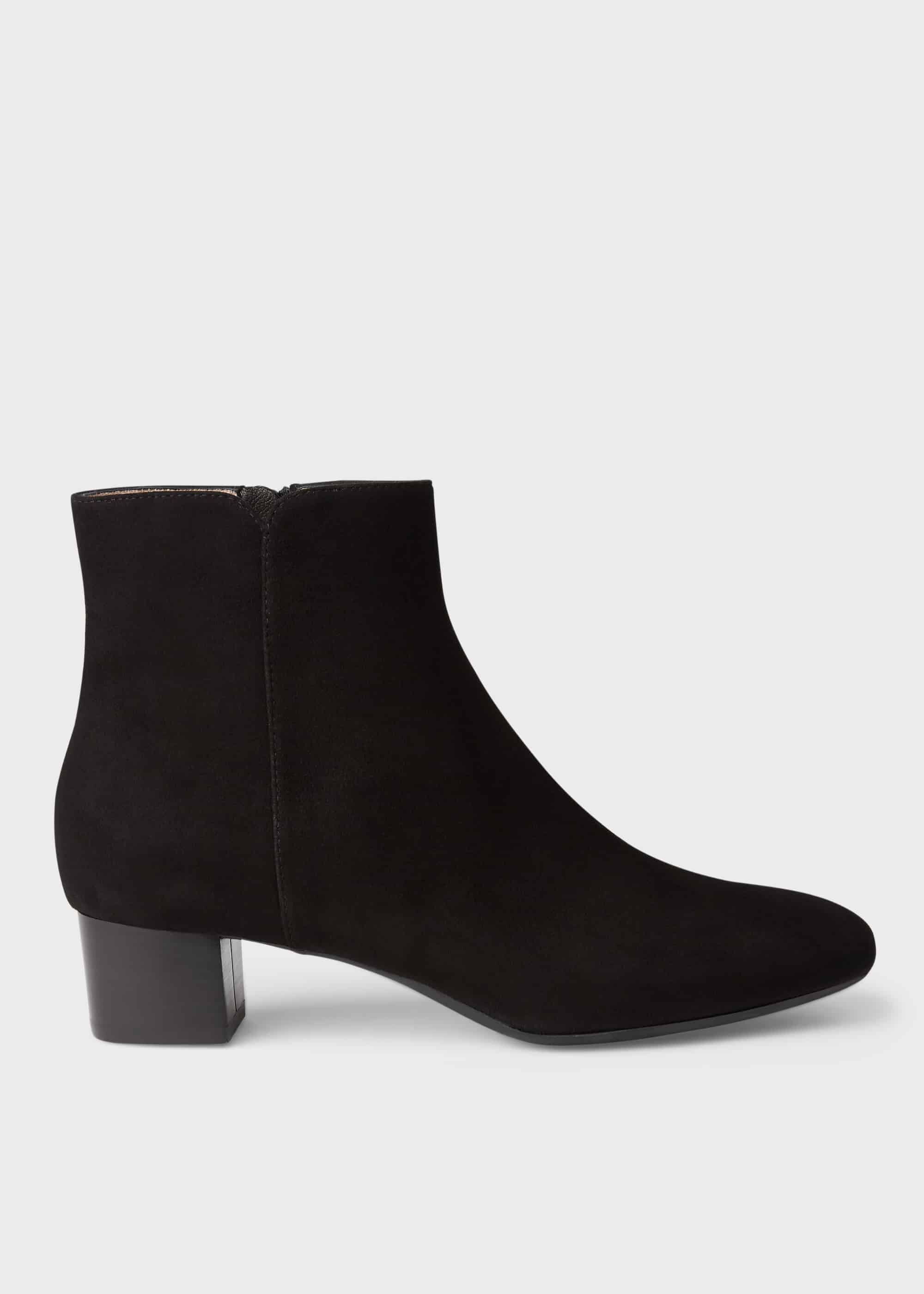 black going out ankle boots