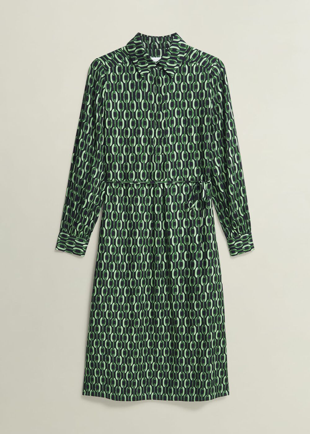 Petite Florian Dress, Navy Green, hi-res