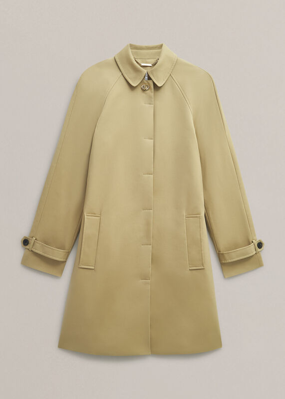 Petite Vivienne Shower Resistant Trench Coat