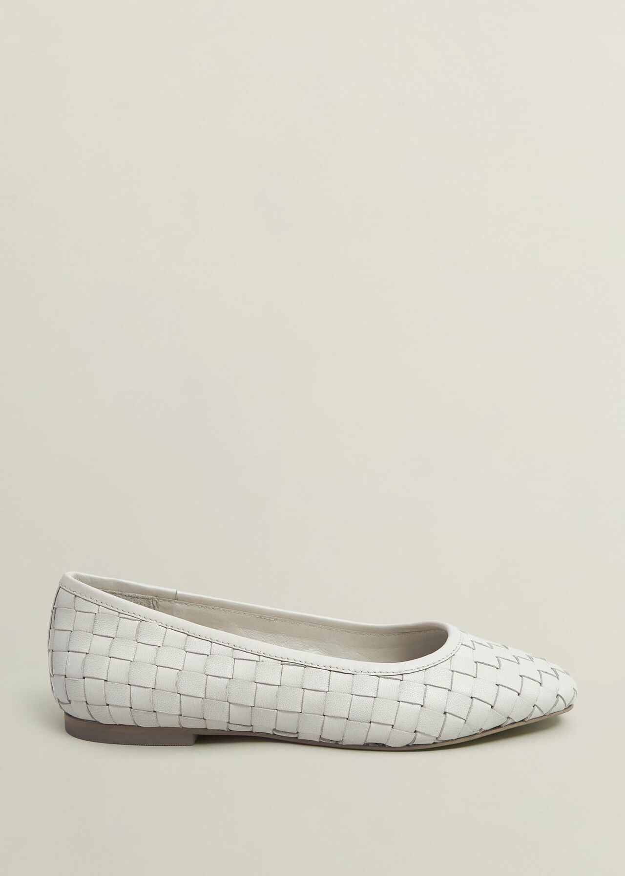 Raina Woven Flats, Chalk Beige, hi-res