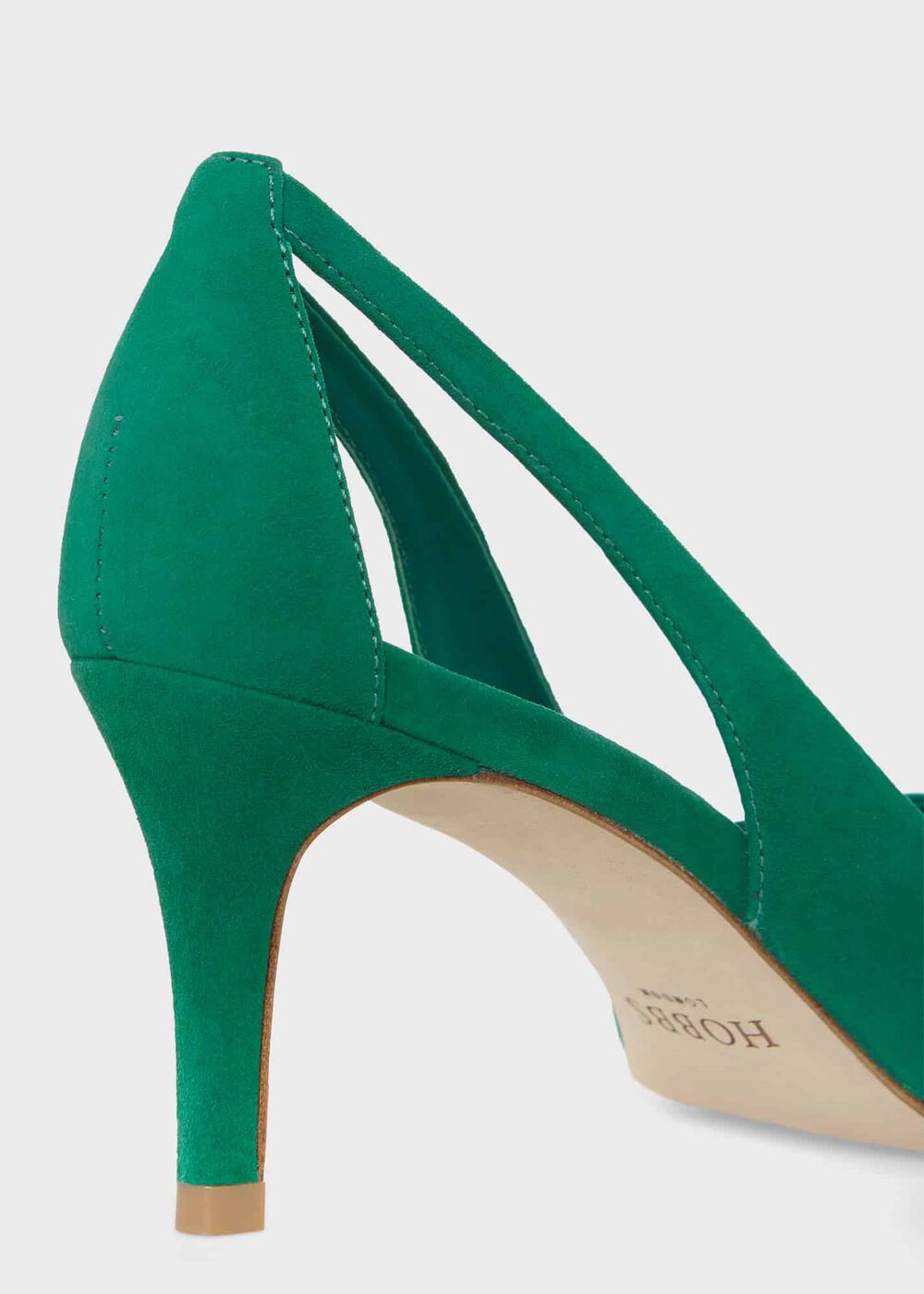 Natasha Court Shoes, Meadow Green, hi-res