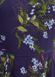 Petite Callie Midi Dress, Navy Multi, hi-res