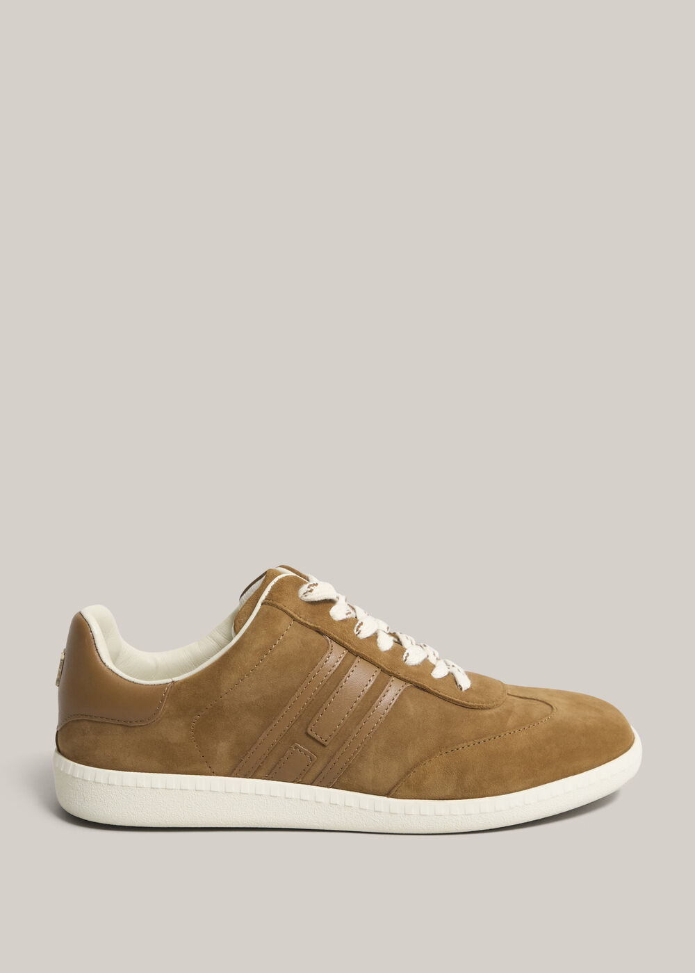Khloe Suede Trainers, Tan, hi-res