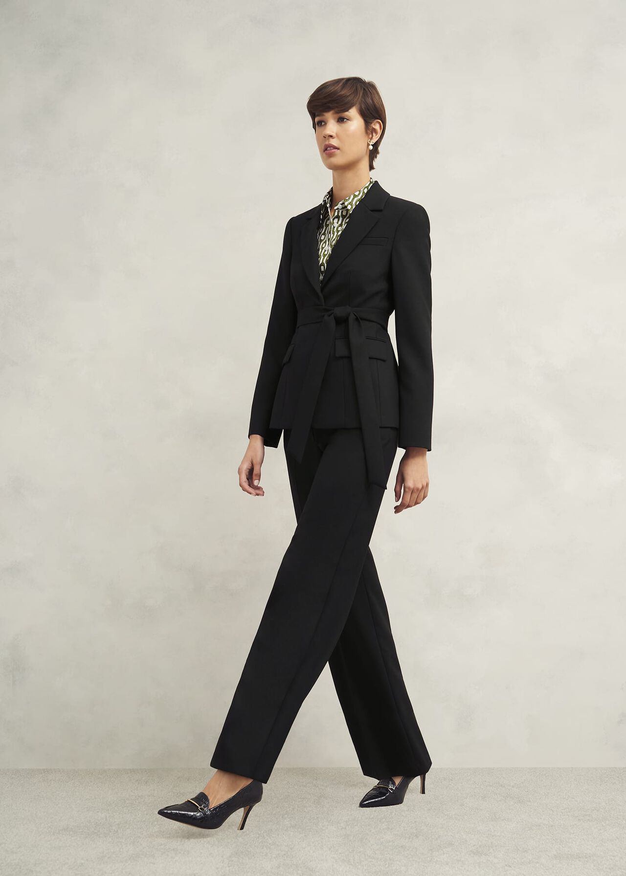 Casey Trousers With Wool, Black, hi-res