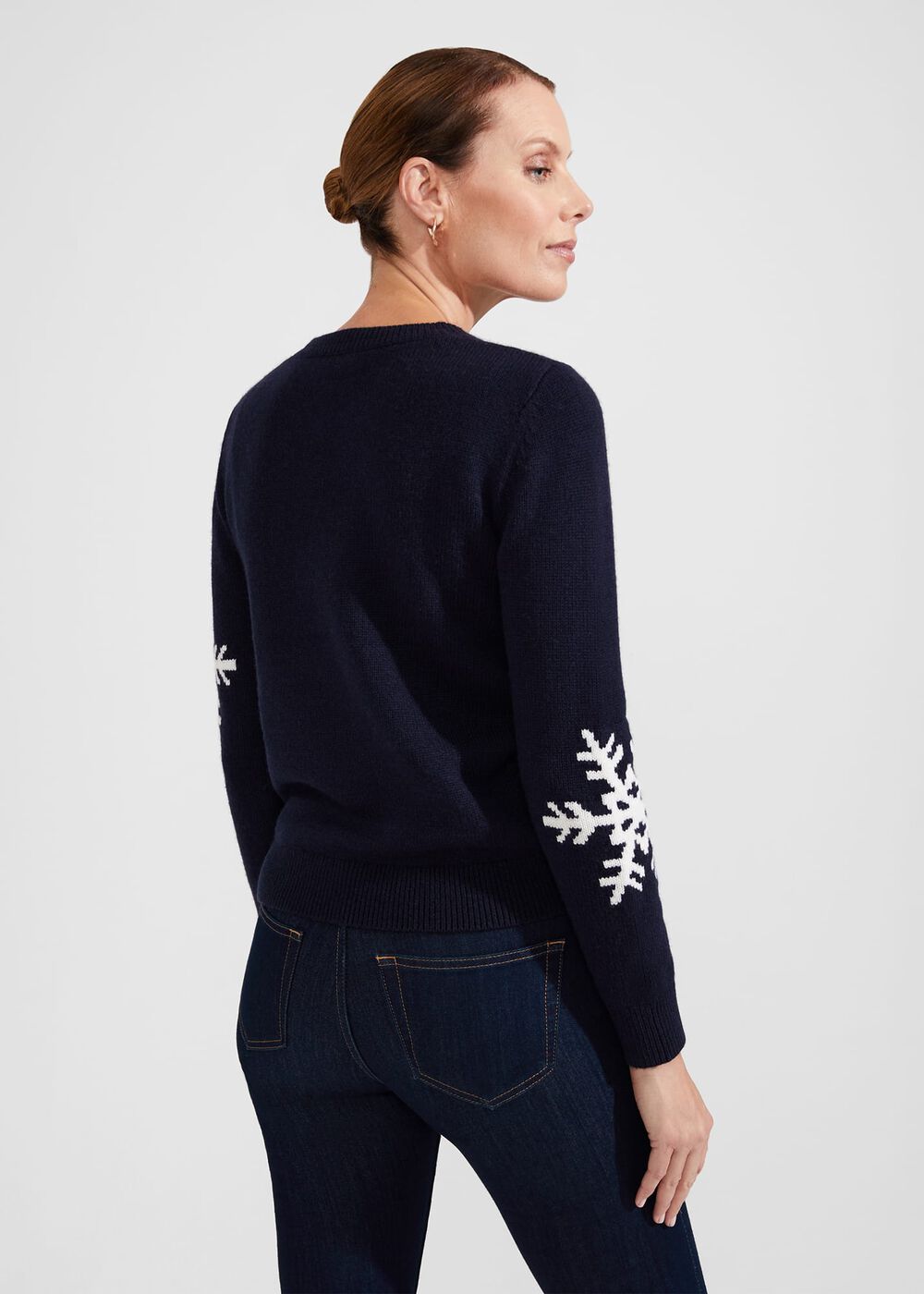 Emberlynn Sweater With Alpaca, Navy Ivory, hi-res