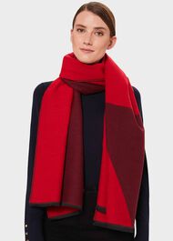 Everly Scarf, Merlot Blossom, hi-res
