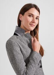 Blake Wool Jacket, Black White, hi-res