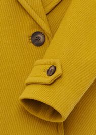 Carmina Wool Blend Coat, Light Ochre, hi-res