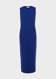 Elea Knitted Dress, Cobalt Blue, hi-res