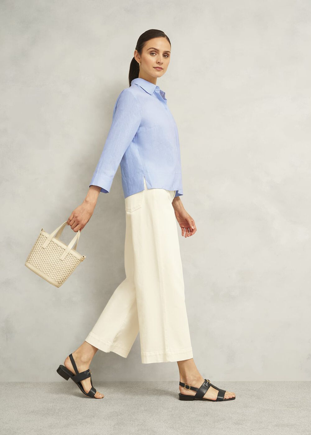 Light Blue Nita Shirt, Maya Blue, hi-res