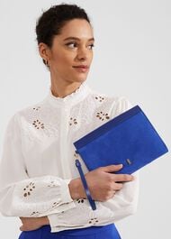 Catherine Wristlet, Lapis Blue, hi-res