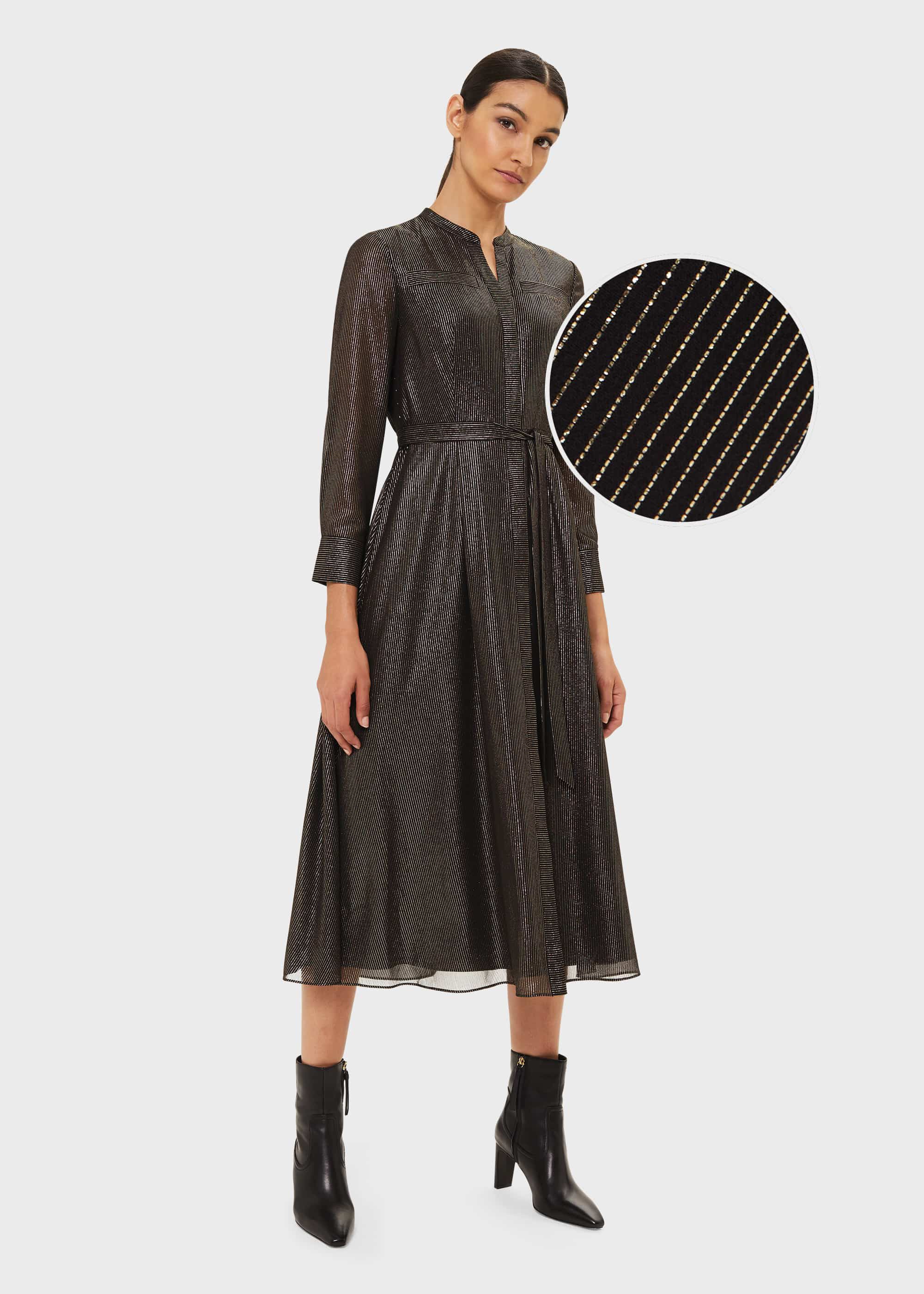 calf length shirt dress