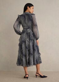 Miriam Dress, Midnight Cream, hi-res