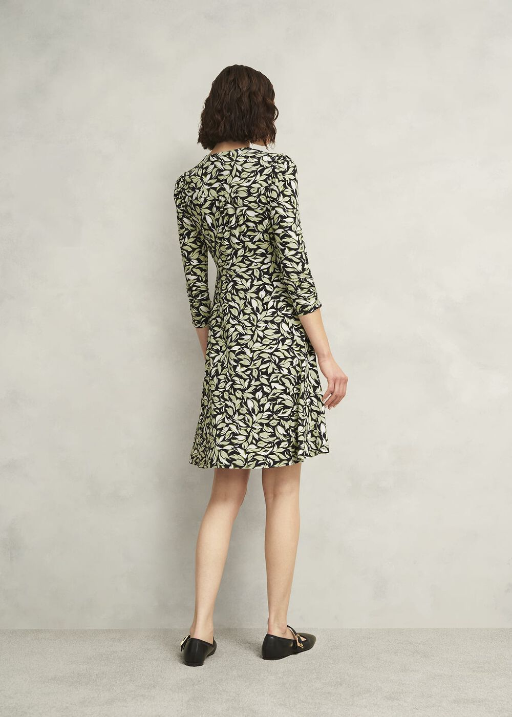 Petite Elosie Jersey Dress, Navy Multi, hi-res