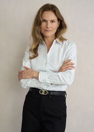 Kiera Padded Belt, Black, hi-res