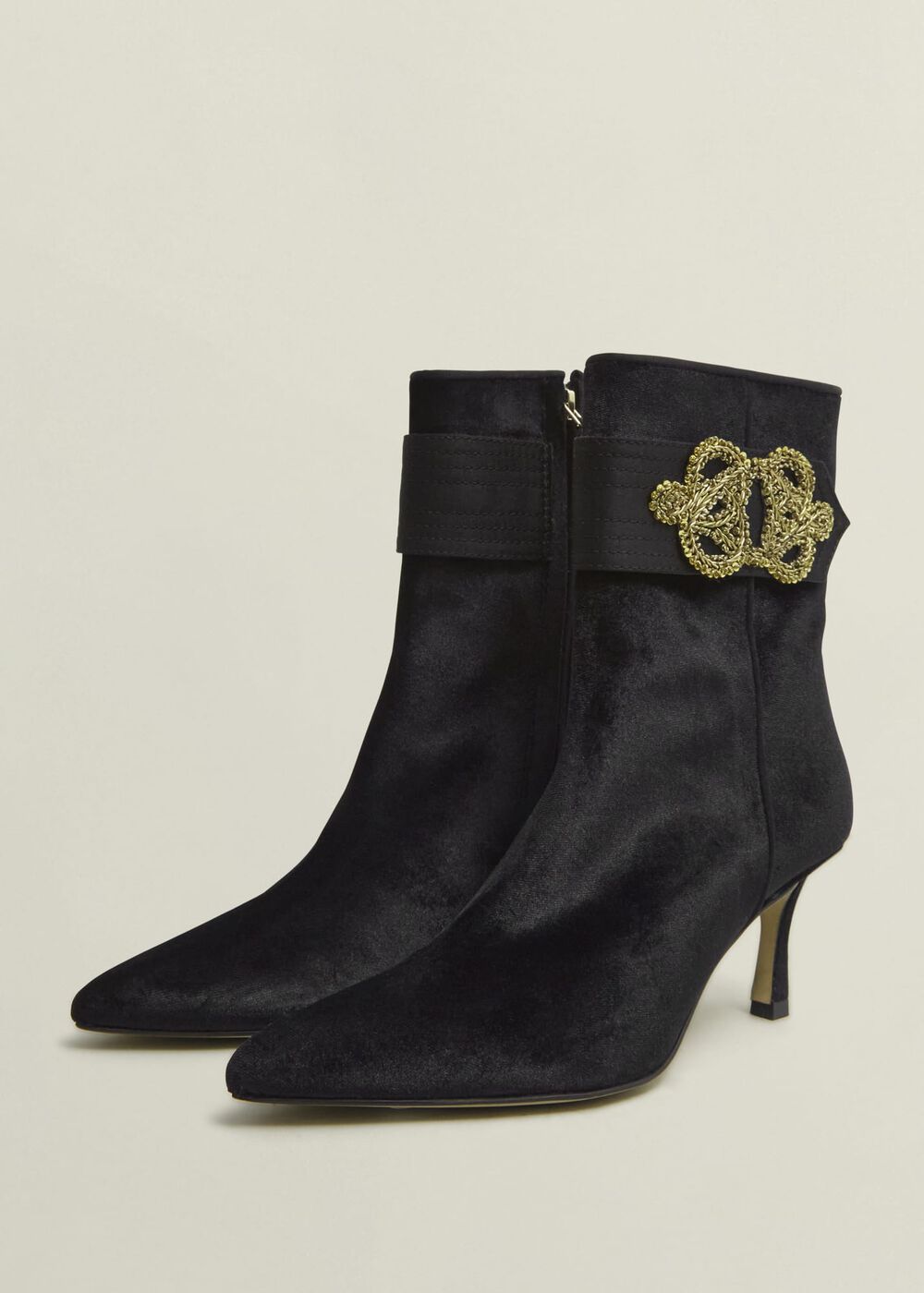 Keston Ankle Boots, Black, hi-res