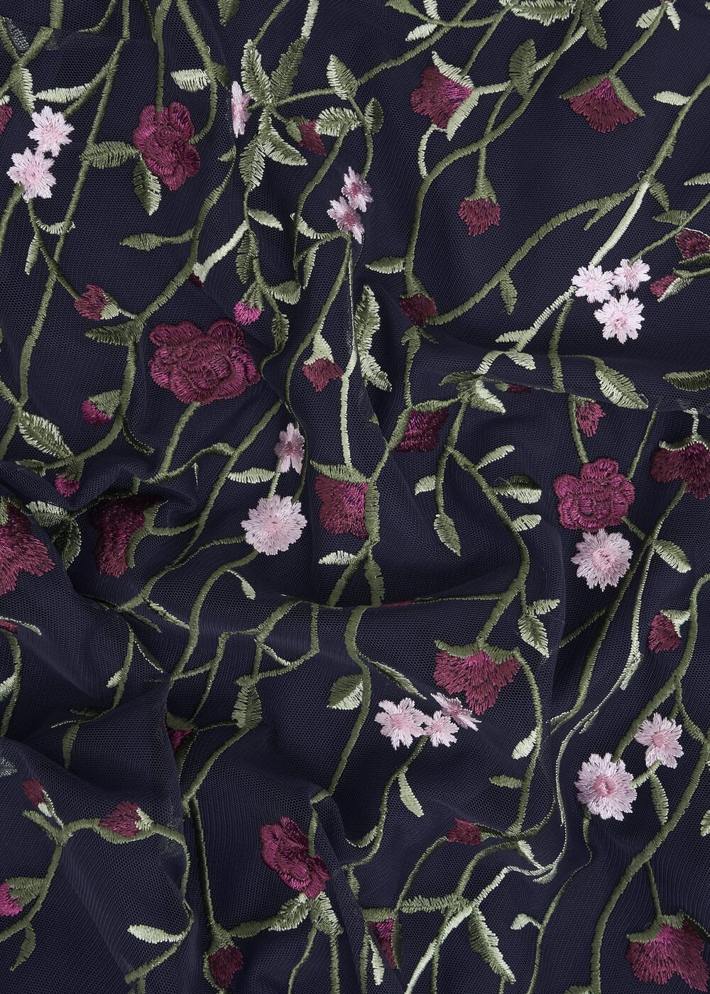 Emmy Embroidered Dress, Midnight Multi, hi-res