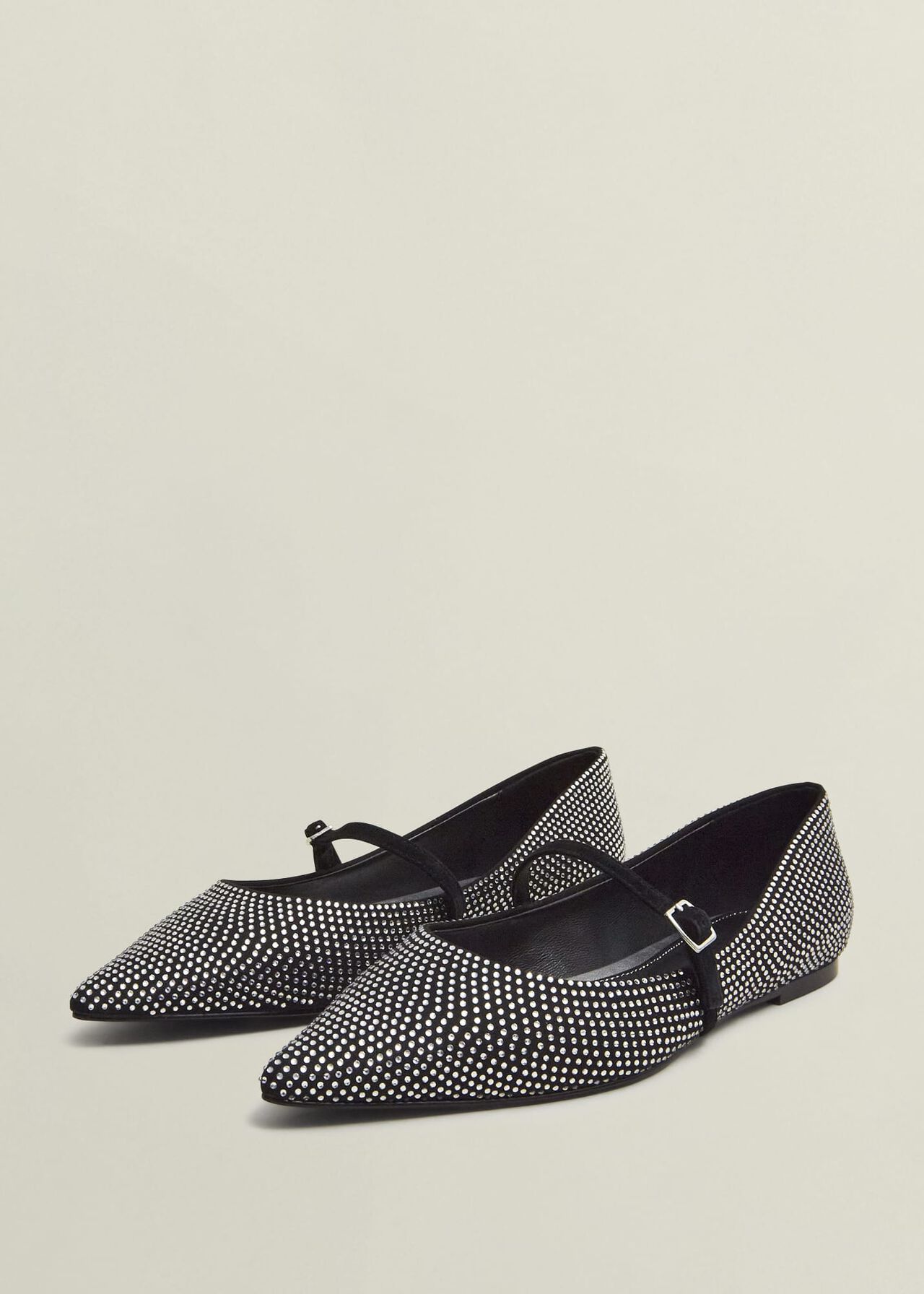 Sabina Jewelled Mary Janes, Silver, hi-res