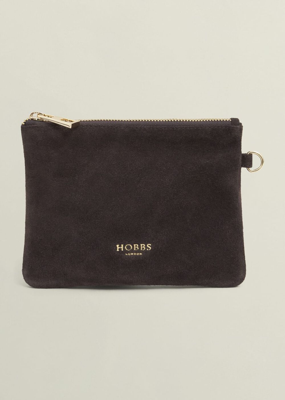 Blakely Suede Shoulder Bag, Deep Brown, hi-res