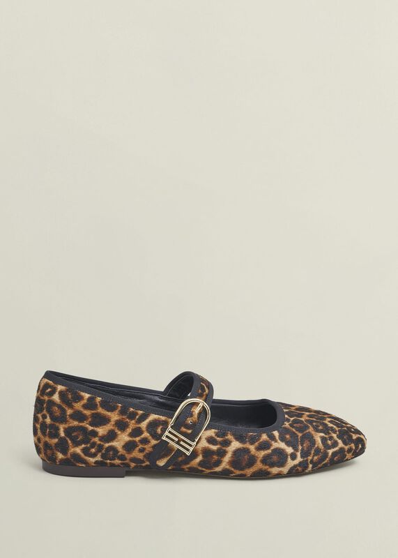 Clara Leopard MaryJanes