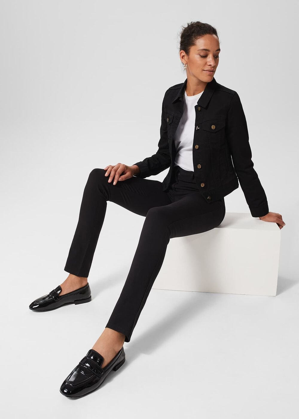 Amanda Jeans, Black, hi-res