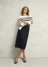 Hana Skirt, Hobbs Navy, hi-res