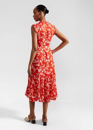 Petite Elsa Dress, Red Buttercream, hi-res