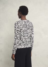 Harlow Sweater With Wool, Ivory Black, hi-res