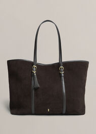 Kyra Tote Bag, Chocolate Brown, hi-res
