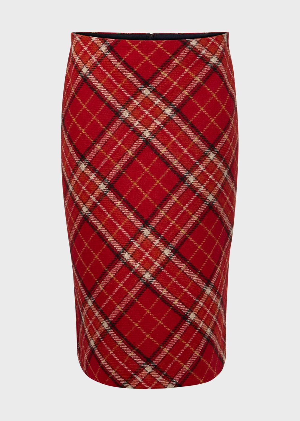 Daphne Wool Skirt, Red Multi, hi-res