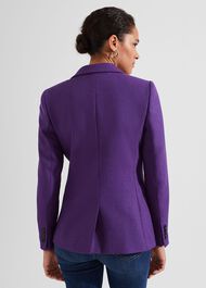 Jess Wool Jacket, Indigo Purple, hi-res