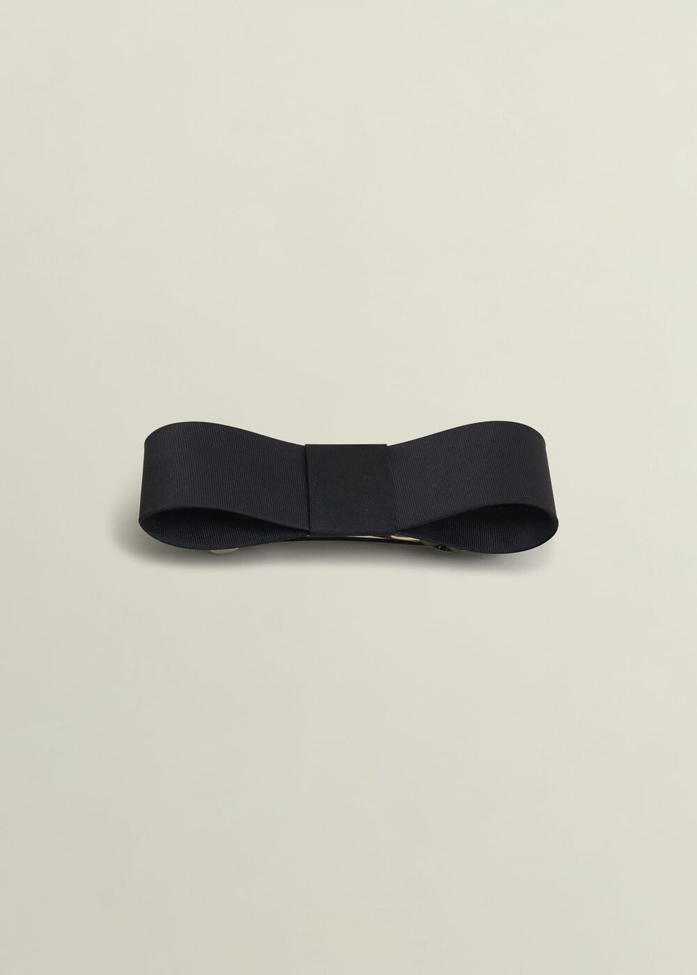 Joelle Bow Hair Clip, Black, hi-res