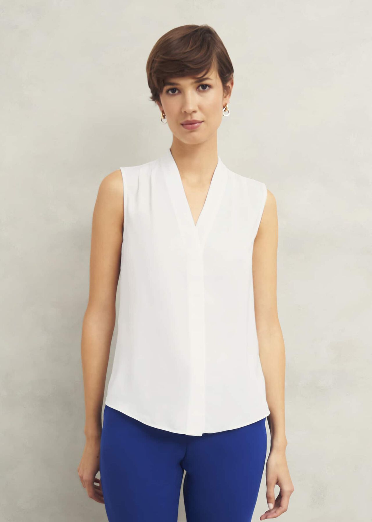 Poppy Blouse, Ivory, hi-res