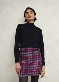 Ruthie Wool Skirt, Pink Multi, hi-res