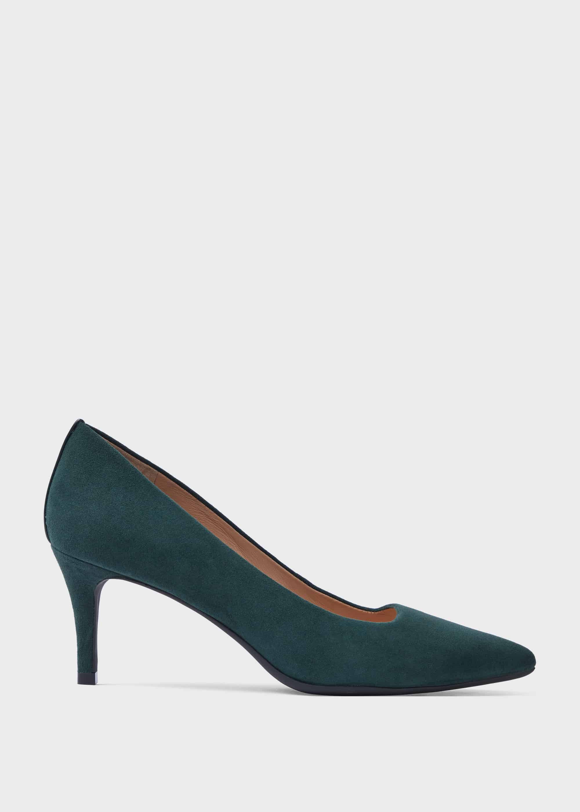 Amy Suede Stiletto Court Shoes | Hobbs