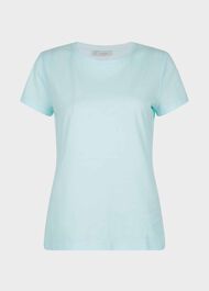 Pixie Cotton T-Shirt, Aqua, hi-res