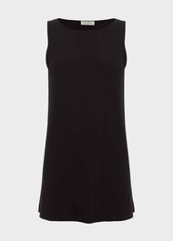 Avery Tunic Top, Black, hi-res
