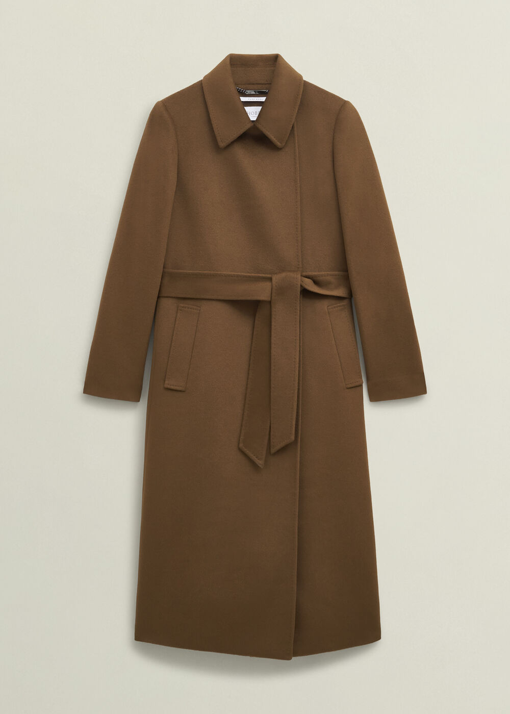 Livia Wool Coat, Vicuna, hi-res