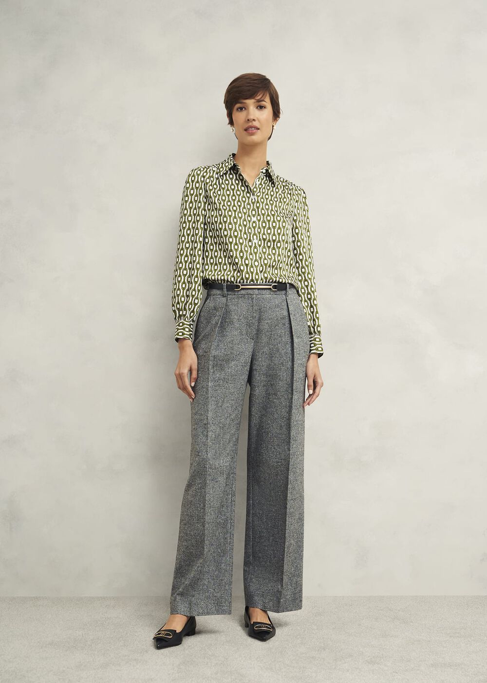 Tallie Shirt, Ivory Green, hi-res