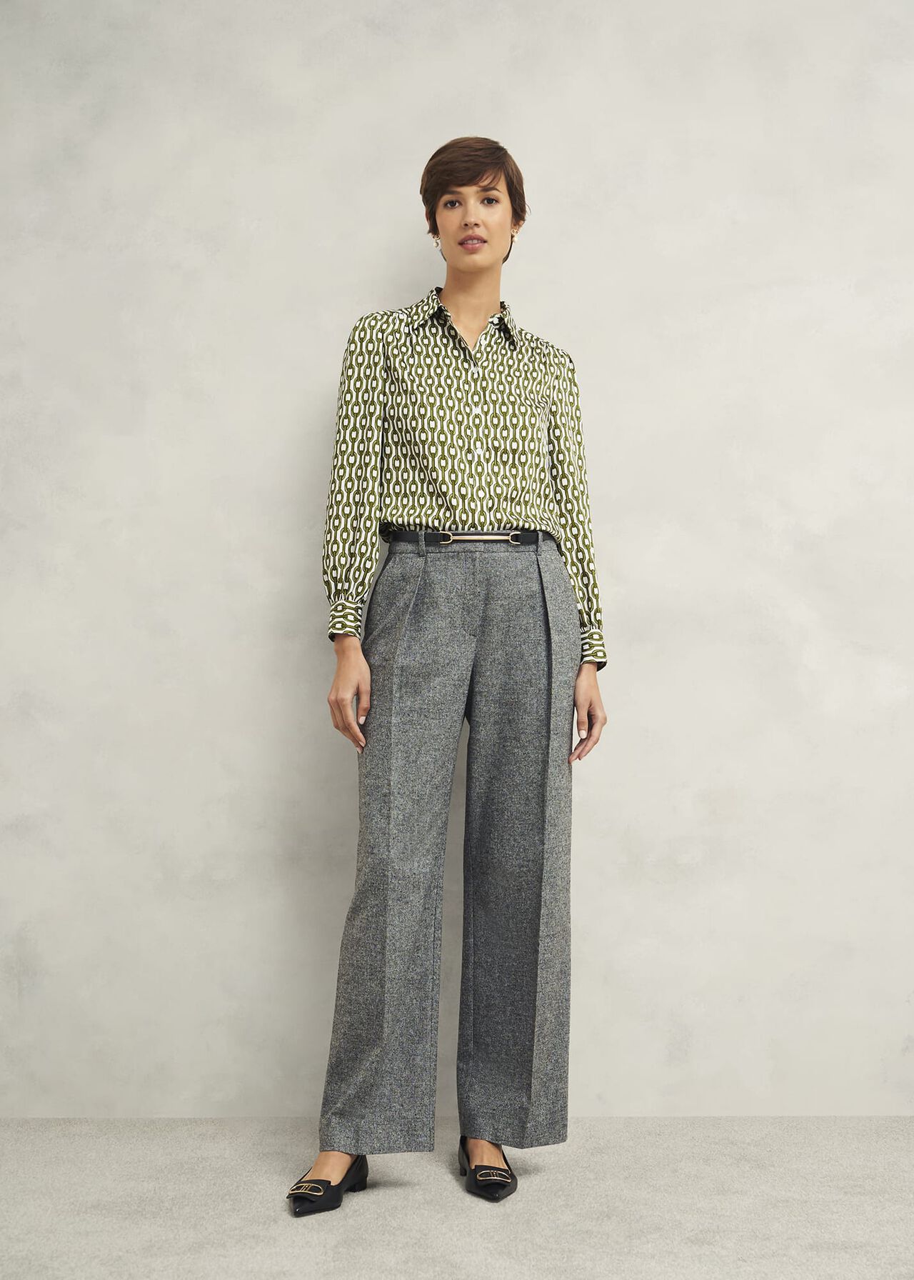 Tallie Shirt, Ivory Green, hi-res