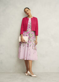 Petite Carly Dress, Pale Pink Multi, hi-res