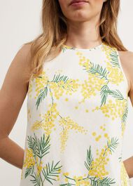 Foxcote Top With Linen, Ivory Multi, hi-res